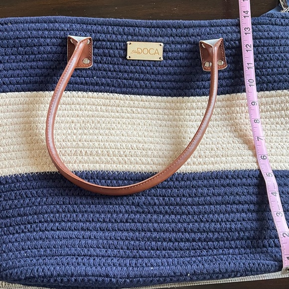 Stella Doca Paper straw blue beach bag - Picture 8 of 9